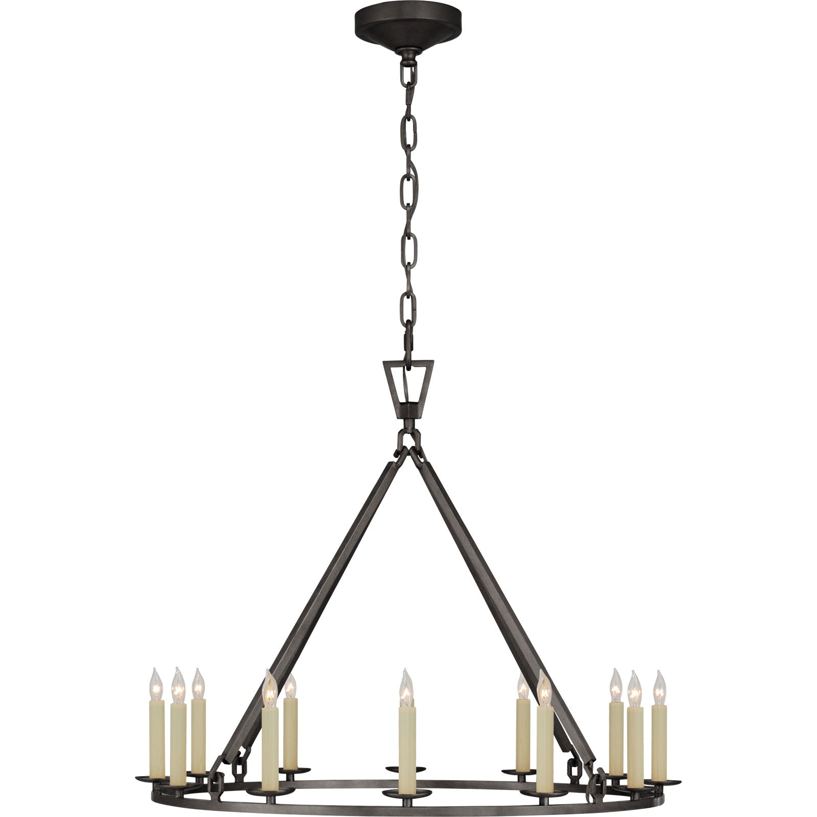 Darlana Medium Single Ring Chandelier - Visual Comfort Ceiling Lights