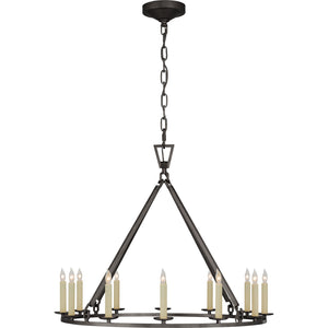 Darlana Medium Single Ring Chandelier - Visual Comfort Ceiling Lights