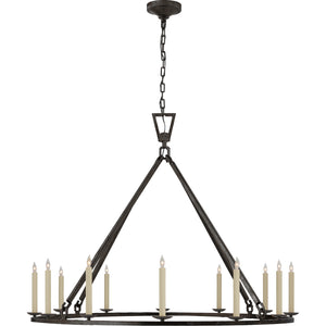 Darlana Extra Large Single Ring Chandelier - Visual Comfort Ceiling Lights