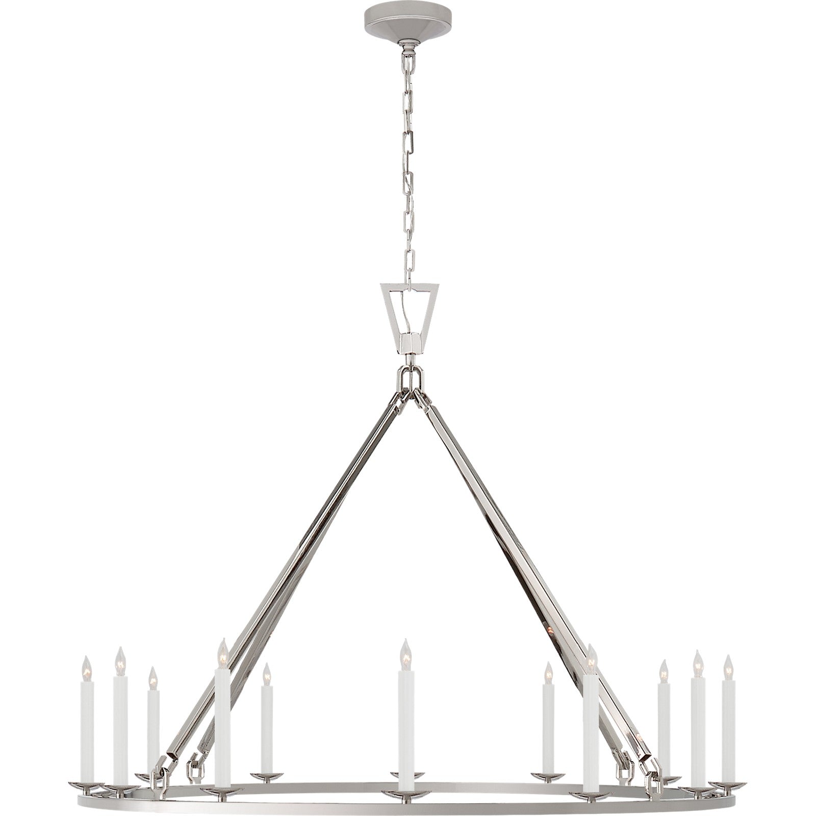 Darlana Extra Large Single Ring Chandelier - Visual Comfort Ceiling Lights