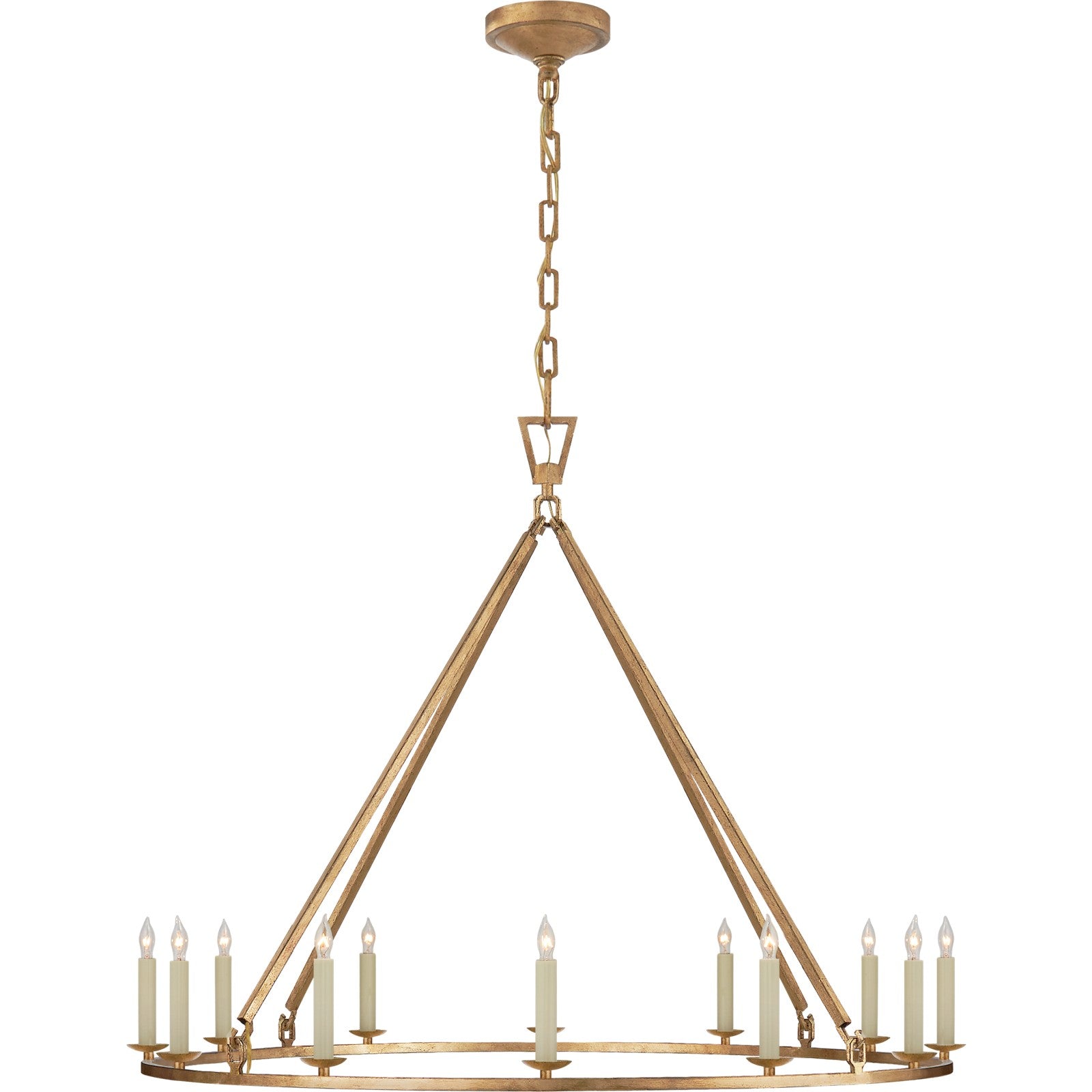 Darlana Large Single Ring Chandelier - Visual Comfort Ceiling Lights