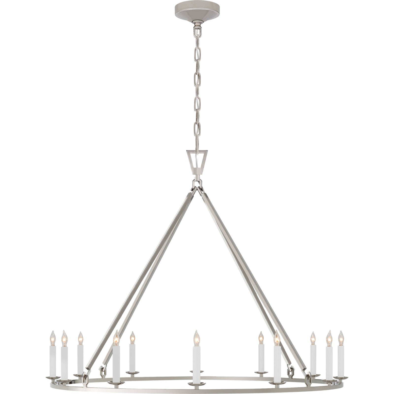 Darlana Large Single Ring Chandelier - Visual Comfort Ceiling Lights