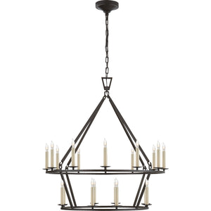 Darlana Medium Two-Tier Chandelier - Visual Comfort Ceiling Lights