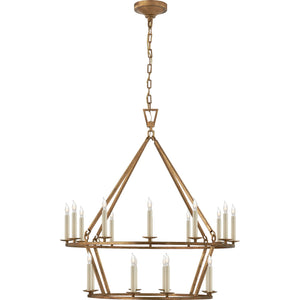 Darlana Medium Two-Tier Chandelier - Visual Comfort Ceiling Lights