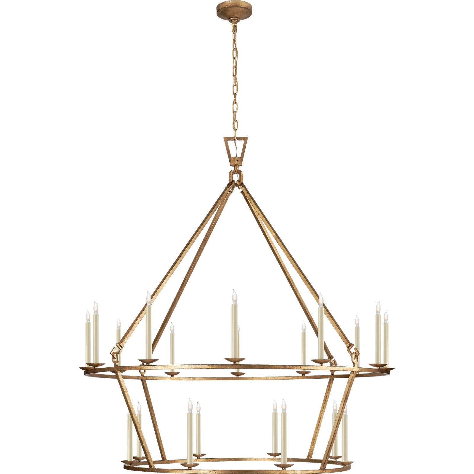 Darlana Extra Large Two-Tier Chandelier - Visual Comfort Ceiling Lights