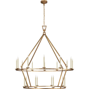Darlana Extra Large Two-Tier Chandelier - Visual Comfort Ceiling Lights