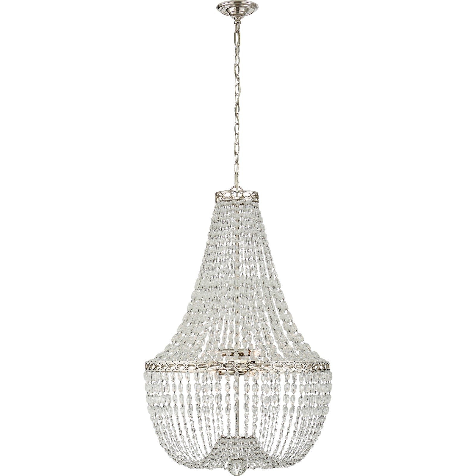 Linfort Basket Form Chandelier - Visual Comfort Ceiling Lights