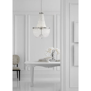 Linfort Basket Form Chandelier - Visual Comfort Ceiling Lights