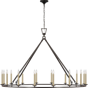 Darlana Oversized Single Ring Chandelier - Visual Comfort Ceiling Lights