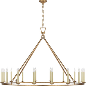 Darlana Oversized Single Ring Chandelier - Visual Comfort Ceiling Lights