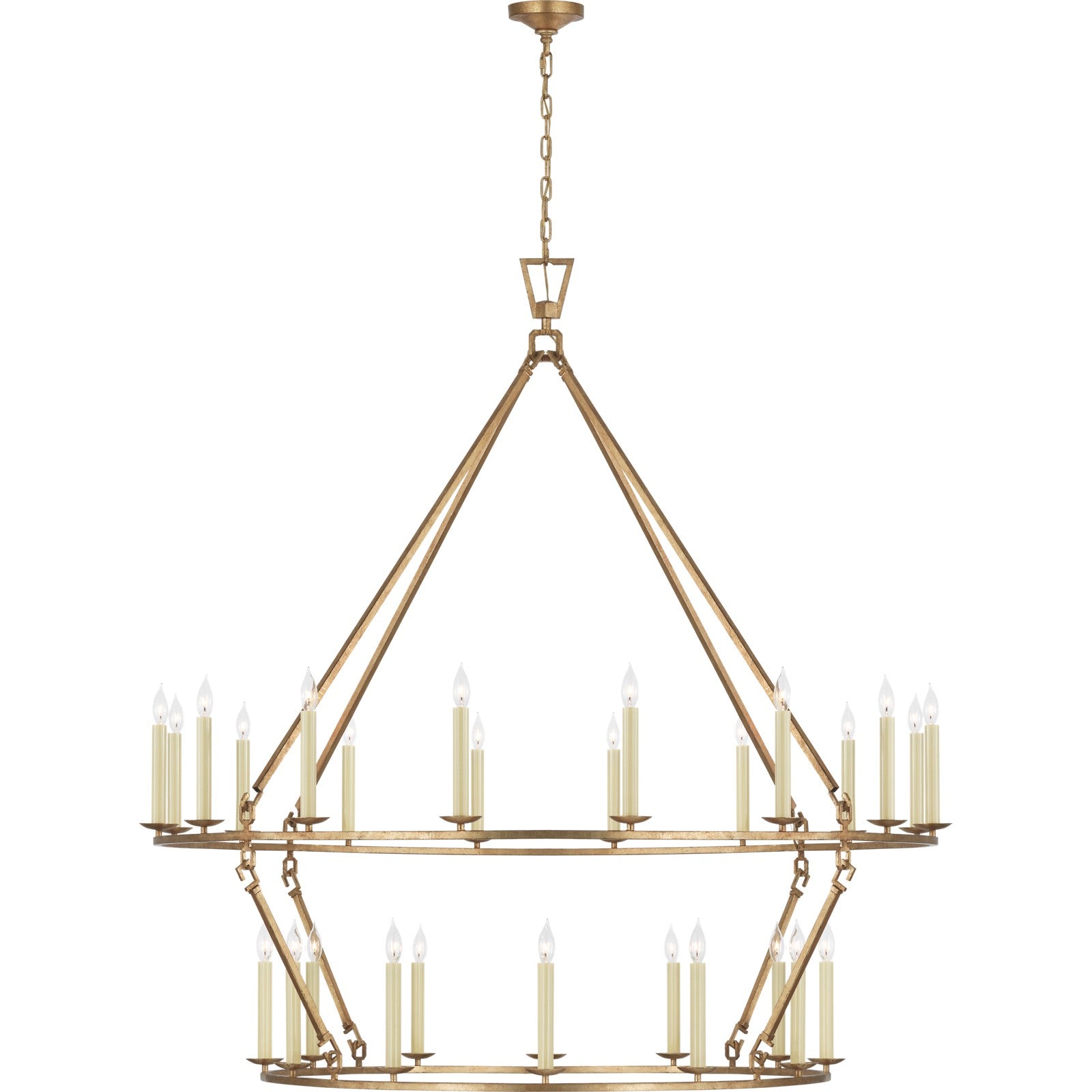 Darlana Oversized Two Tier Chandelier - Visual Comfort Ceiling Lights