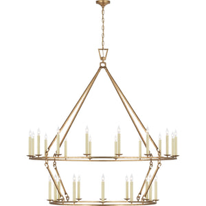 Darlana Oversized Two Tier Chandelier - Visual Comfort Ceiling Lights