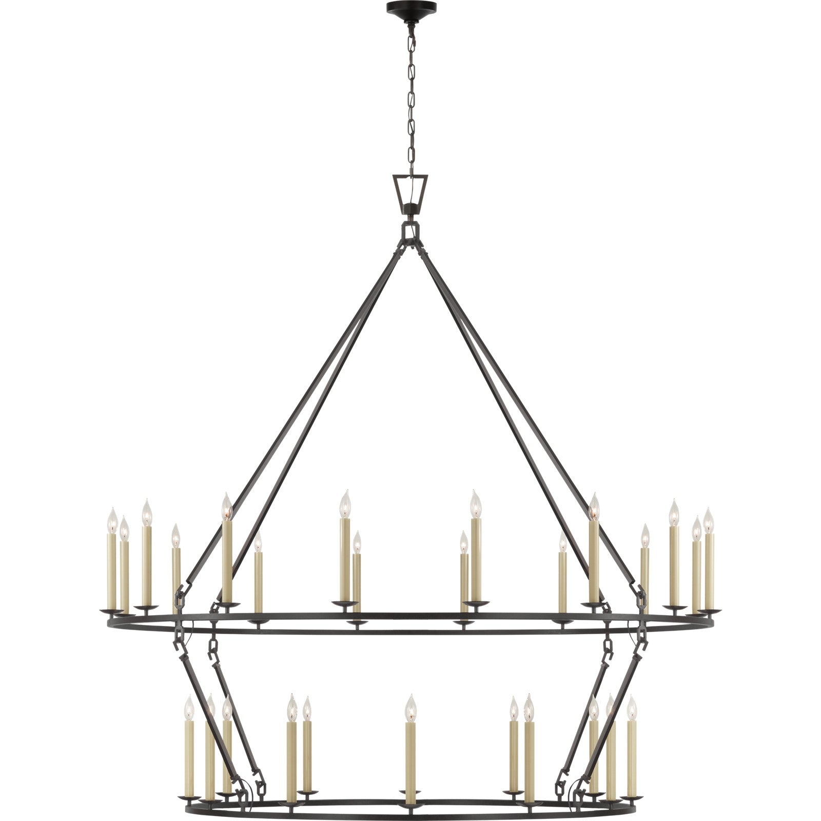 Darlana Grande Two Tier Chandelier - Visual Comfort Ceiling Lights