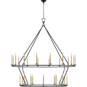 Darlana Grande Two Tier Chandelier - Visual Comfort Ceiling Lights
