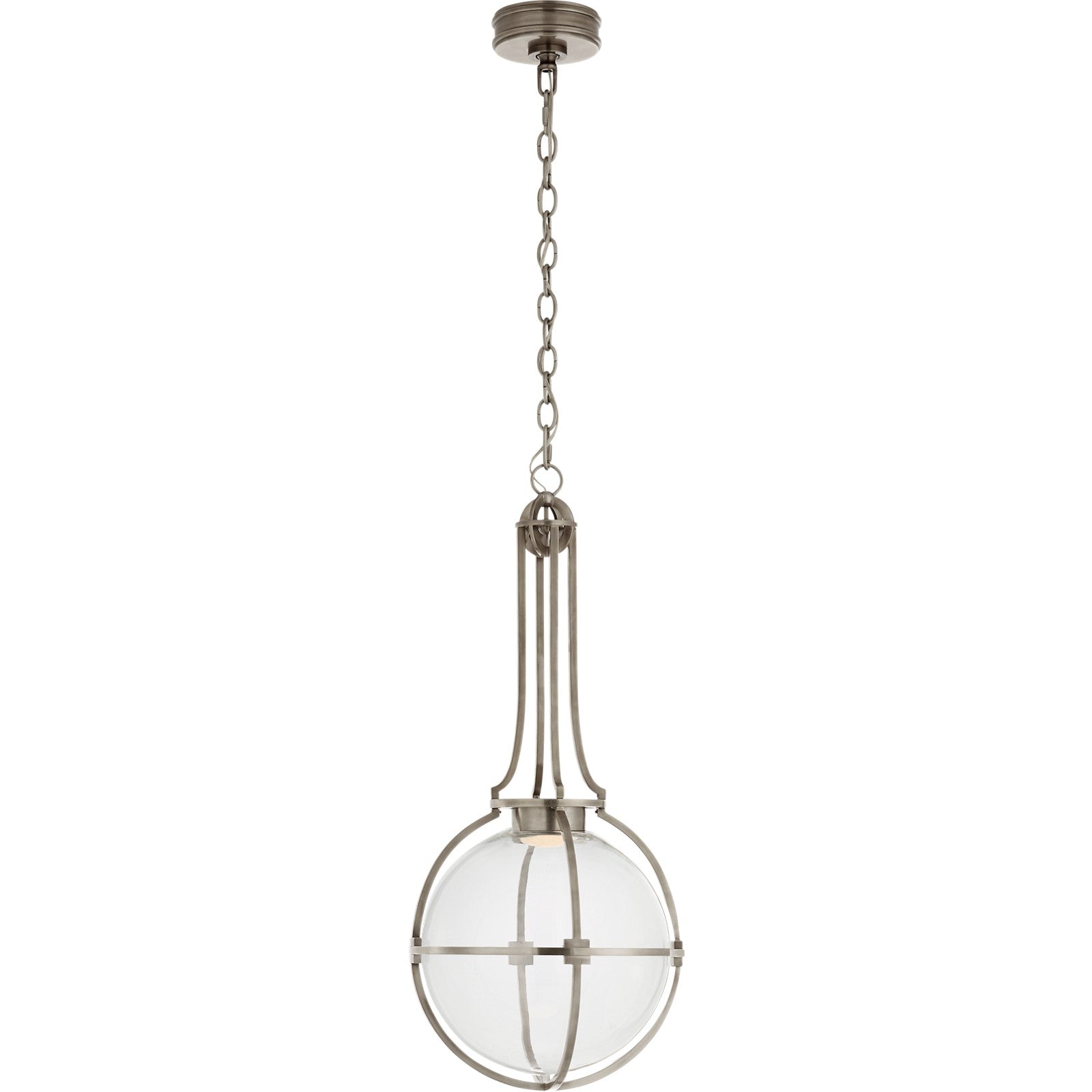 Gracie Medium Captured Globe Pendant - Visual Comfort Ceiling Lights
