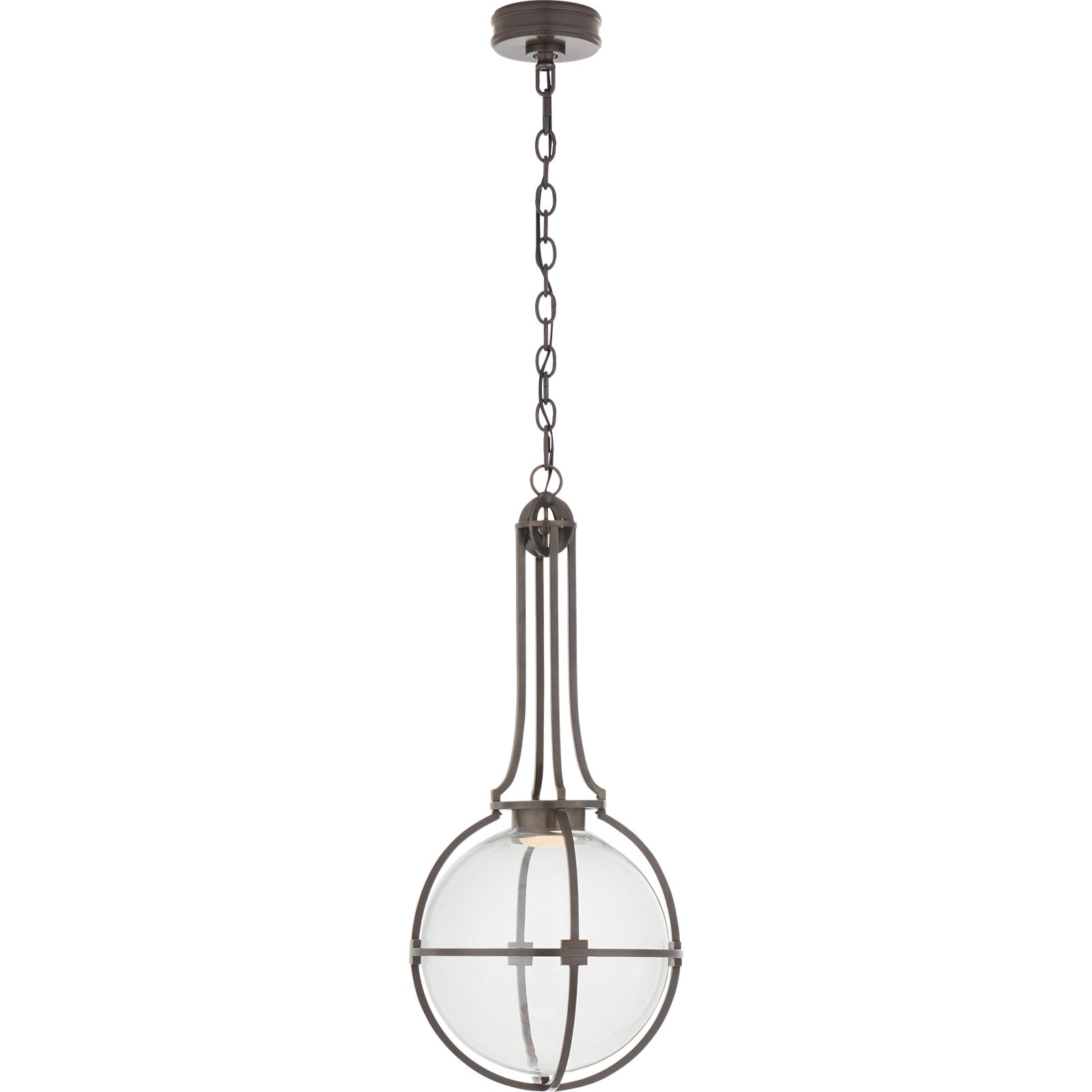Gracie Medium Captured Globe Pendant - Visual Comfort Ceiling Lights