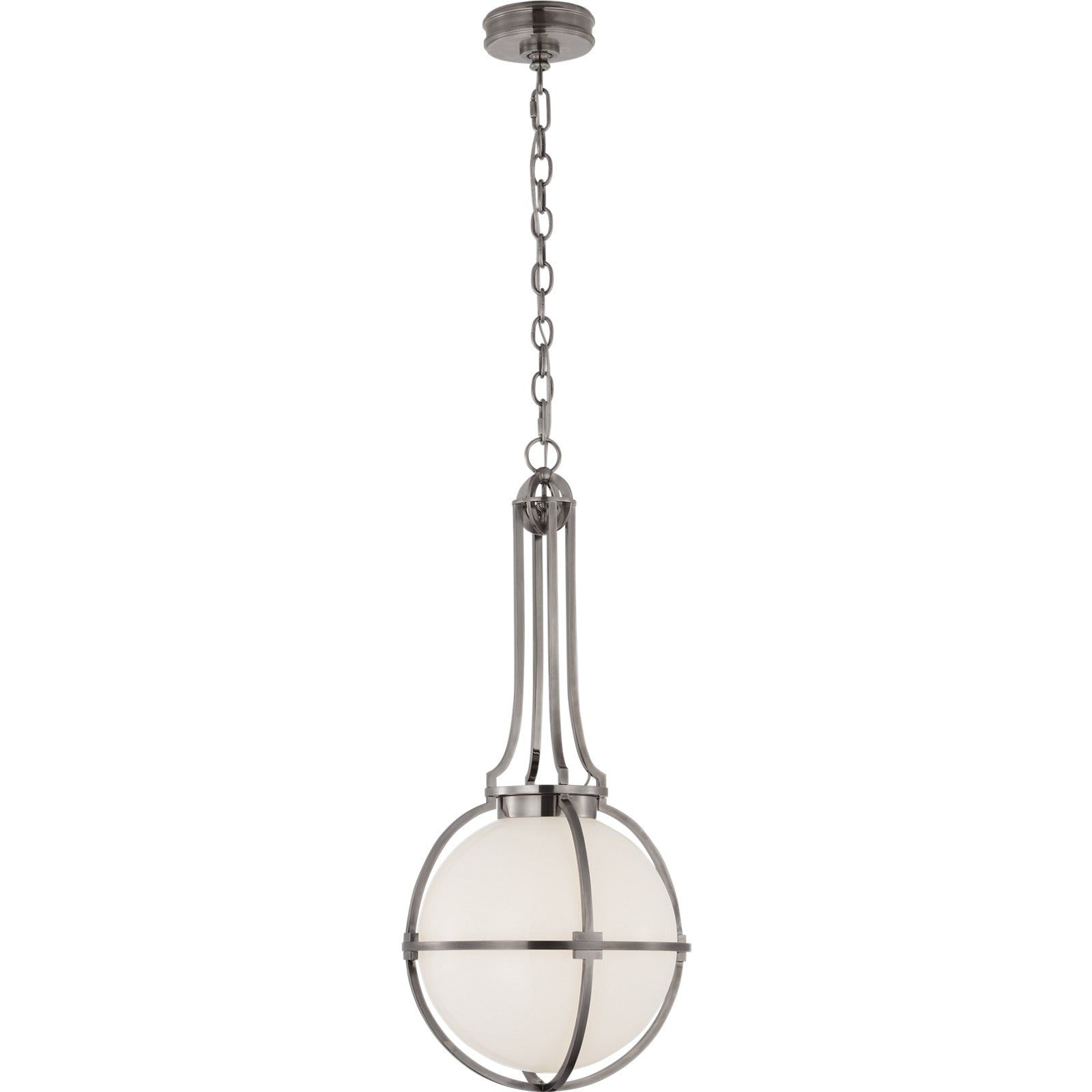 Gracie Medium Captured Globe Pendant - Visual Comfort Ceiling Lights