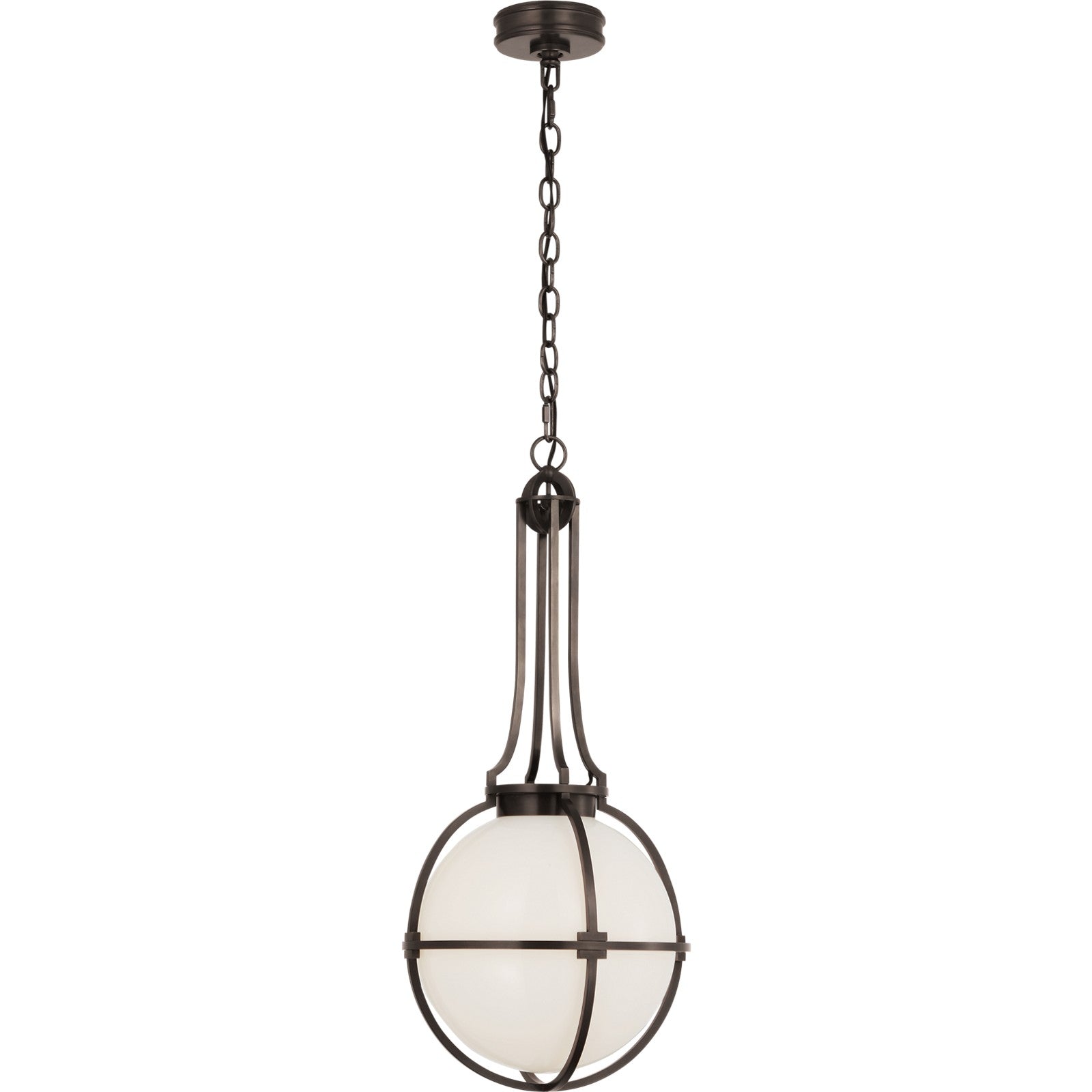 Gracie Medium Captured Globe Pendant - Visual Comfort Ceiling Lights