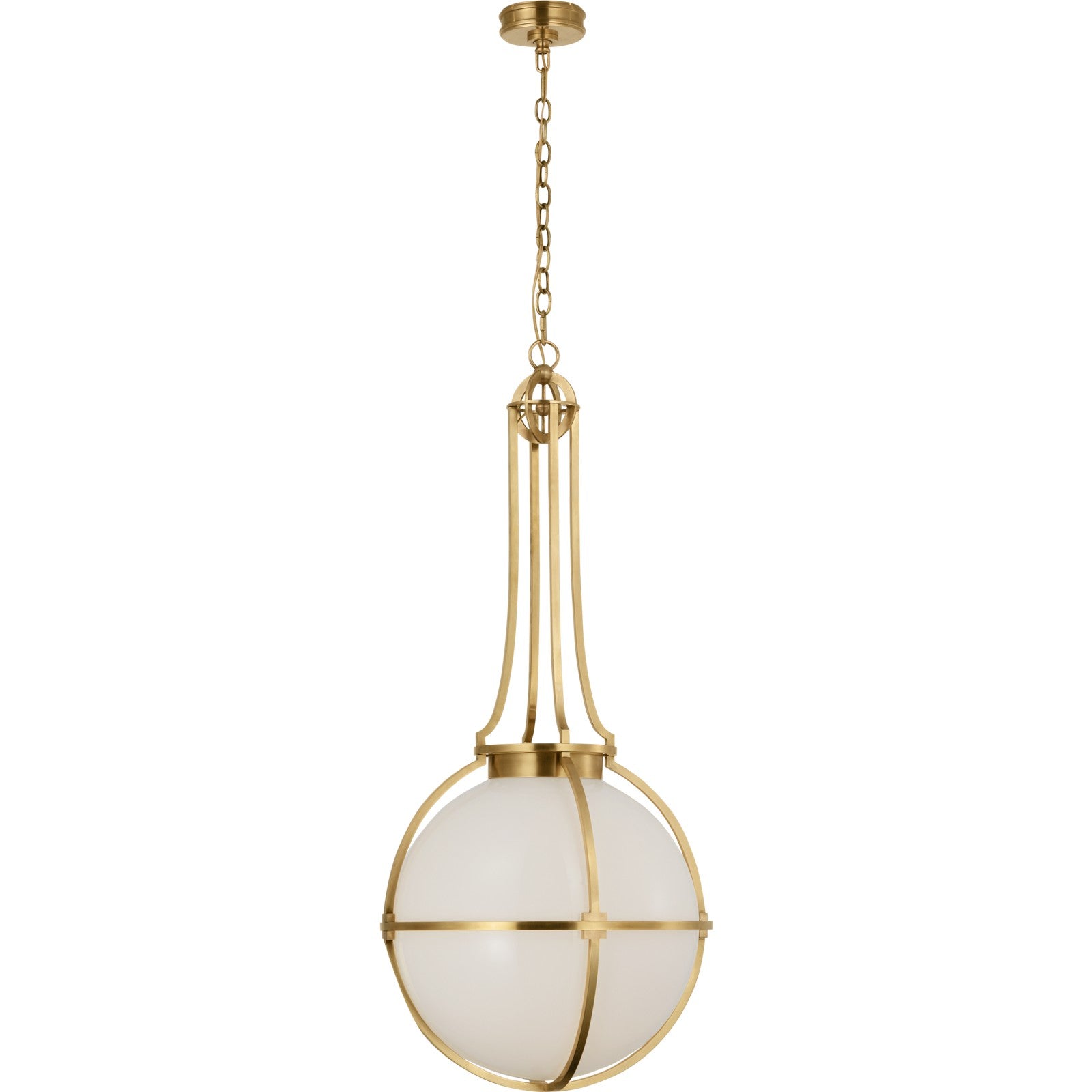 Gracie Large Captured Globe Pendant - Visual Comfort Ceiling Lights