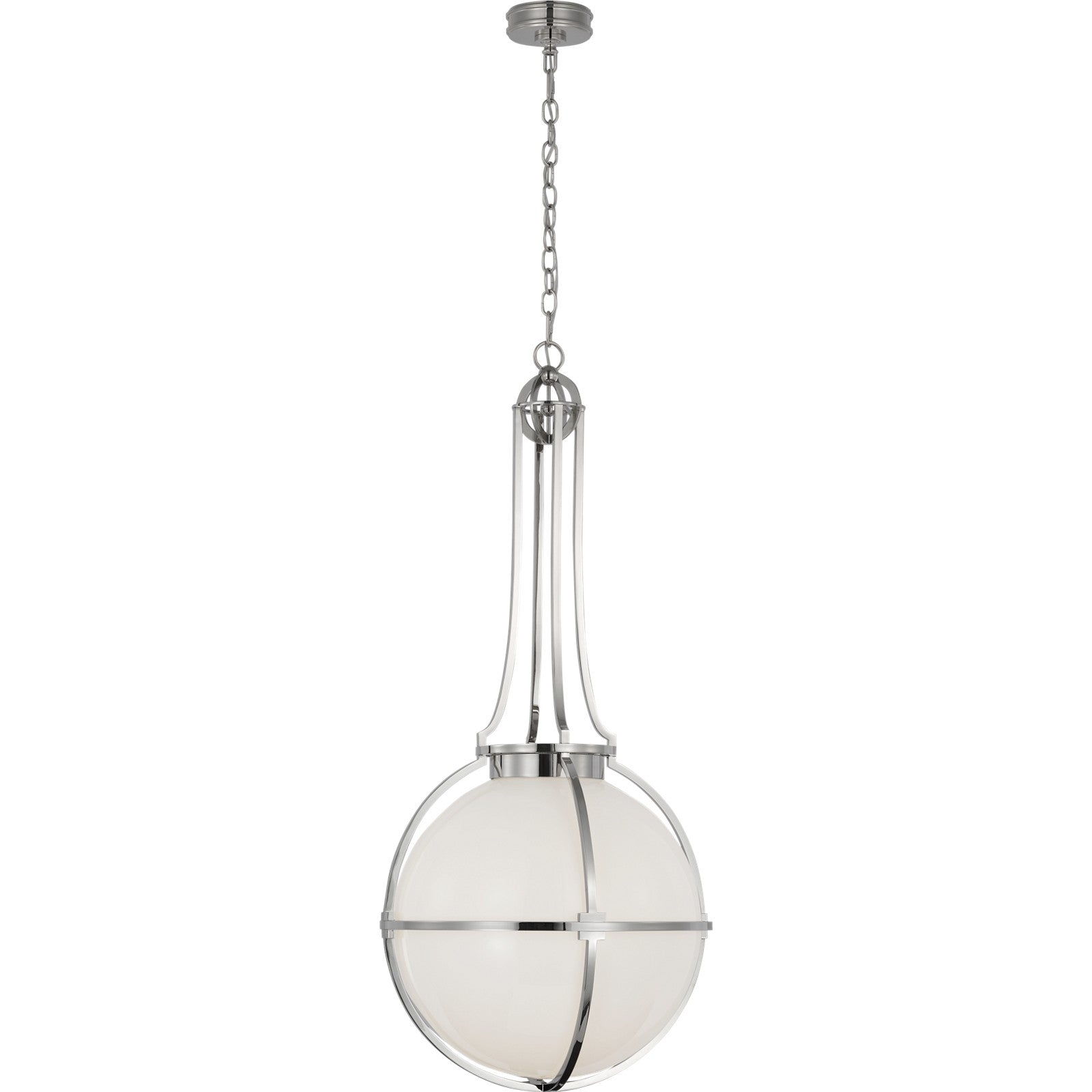 Gracie Large Captured Globe Pendant - Visual Comfort Ceiling Lights
