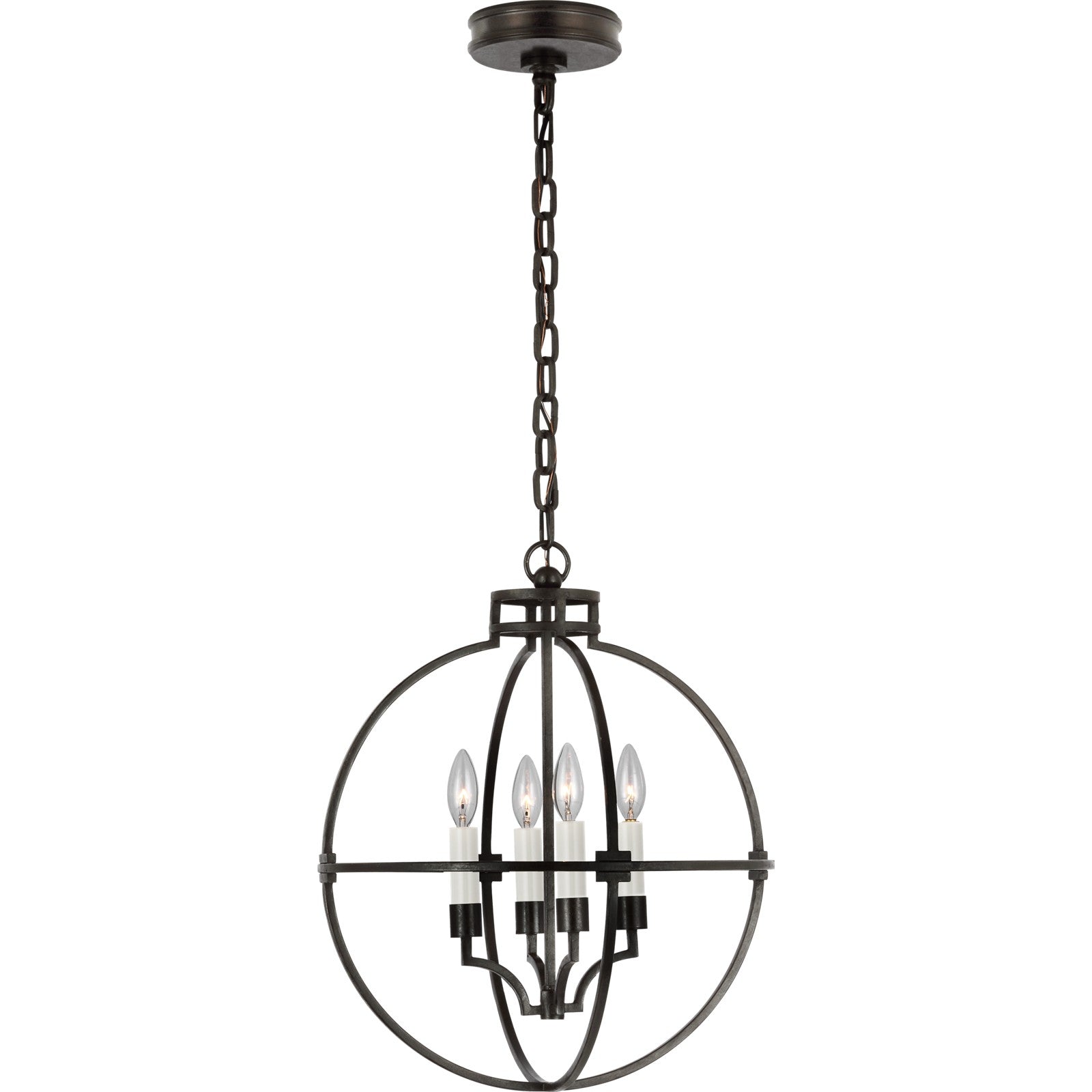 Lexie 18" Globe Lantern - Visual Comfort Ceiling Lights