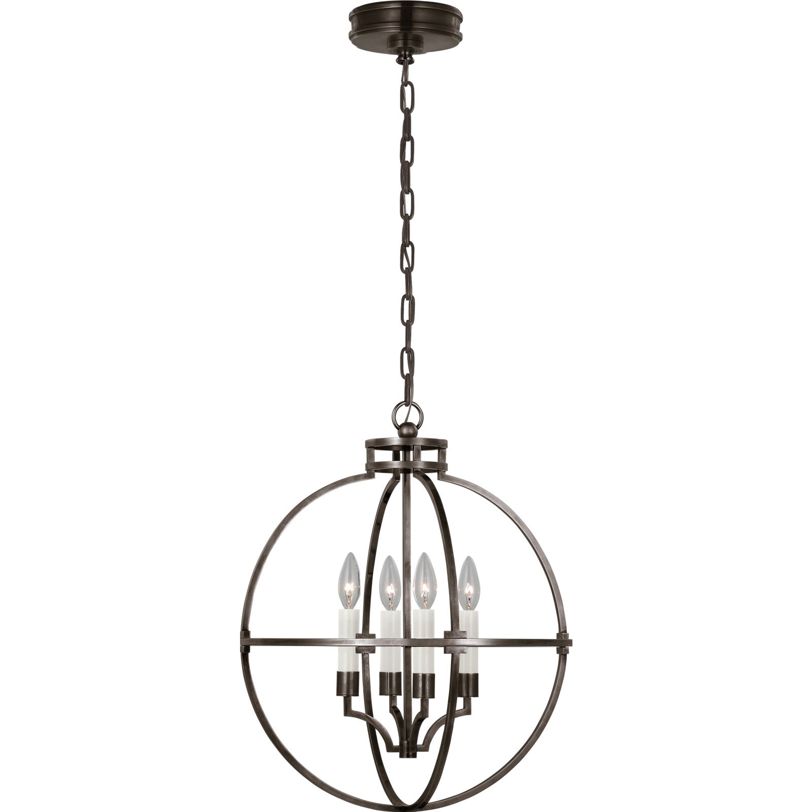 Lexie 18" Globe Lantern - Visual Comfort Ceiling Lights