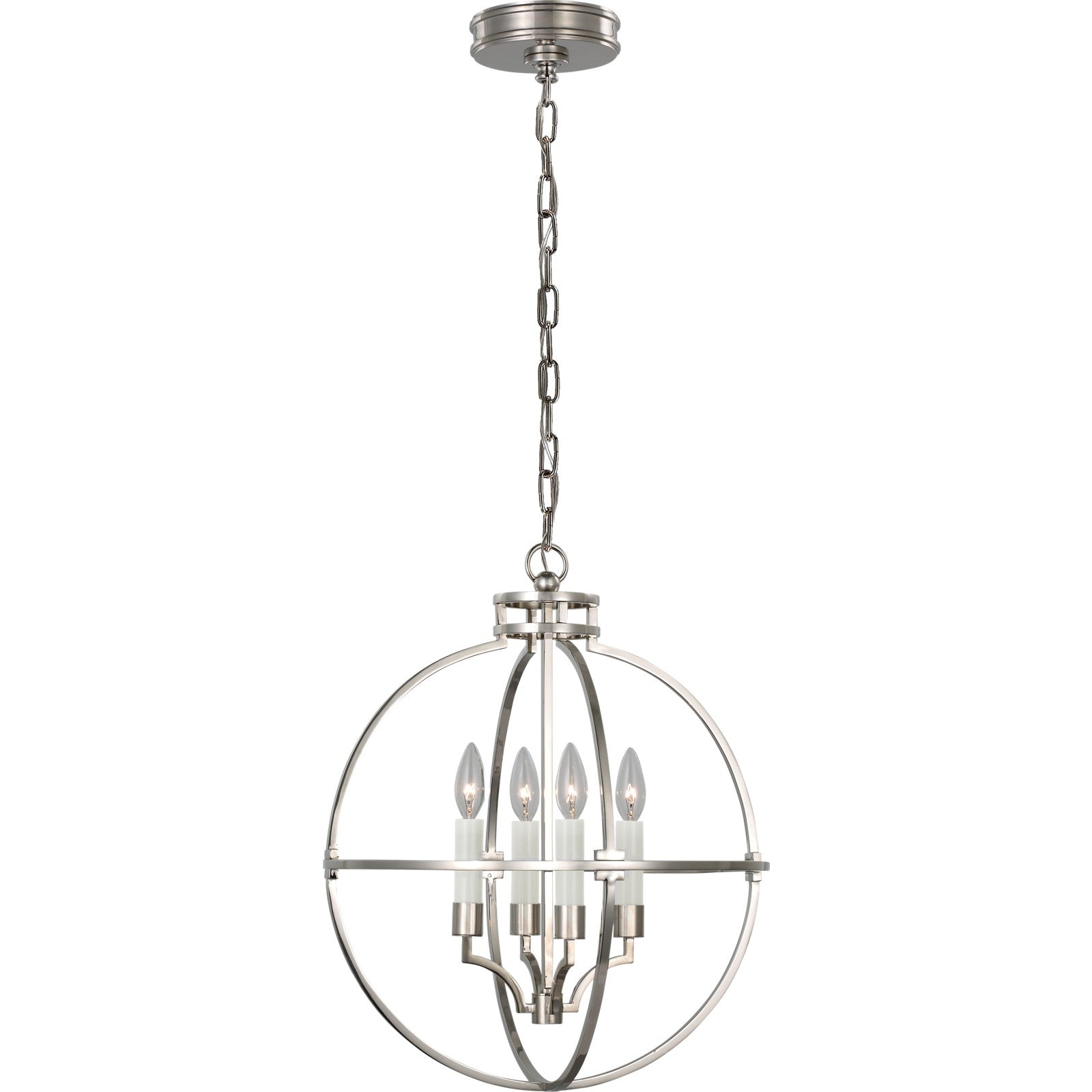 Lexie 18" Globe Lantern - Visual Comfort Ceiling Lights
