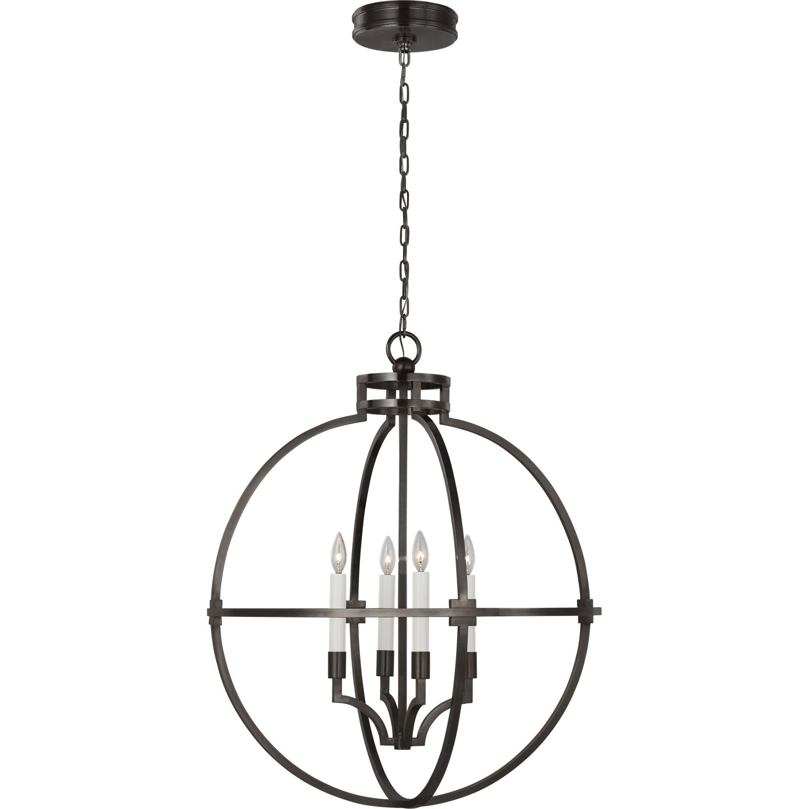 Lexie 30" Globe Lantern - Visual Comfort Ceiling Lights