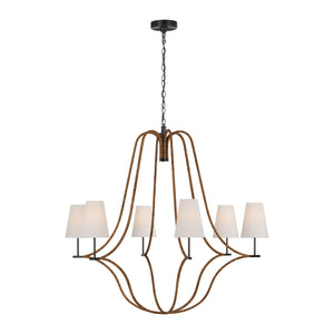 Biscayne Extra Large Wrapped Chandelier - Visual Comfort Ceiling Lights