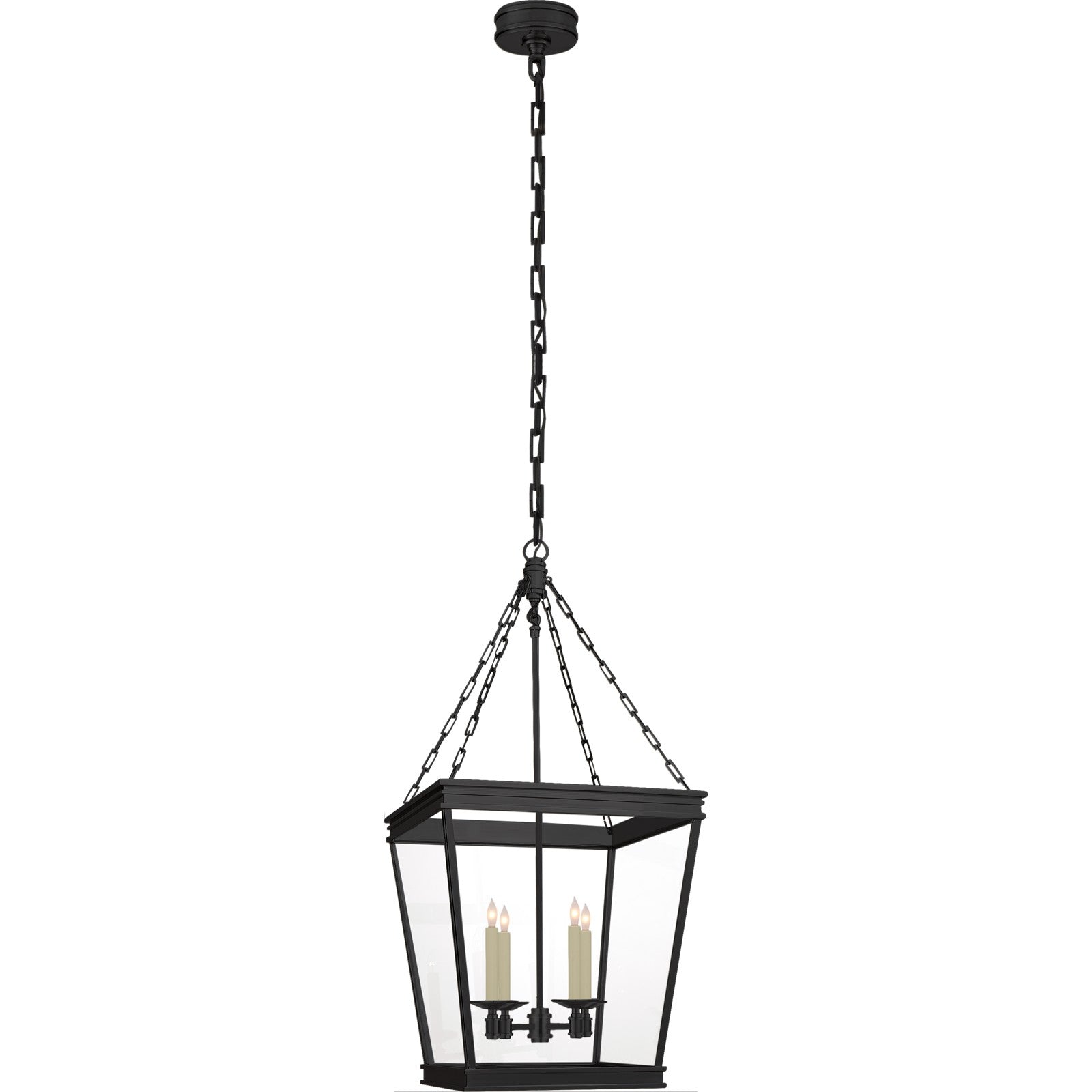 Launceton Medium Square Lantern - Visual Comfort Ceiling Lights