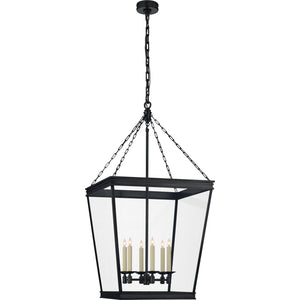 Launceton Large Square Lantern - Visual Comfort Ceiling Lights