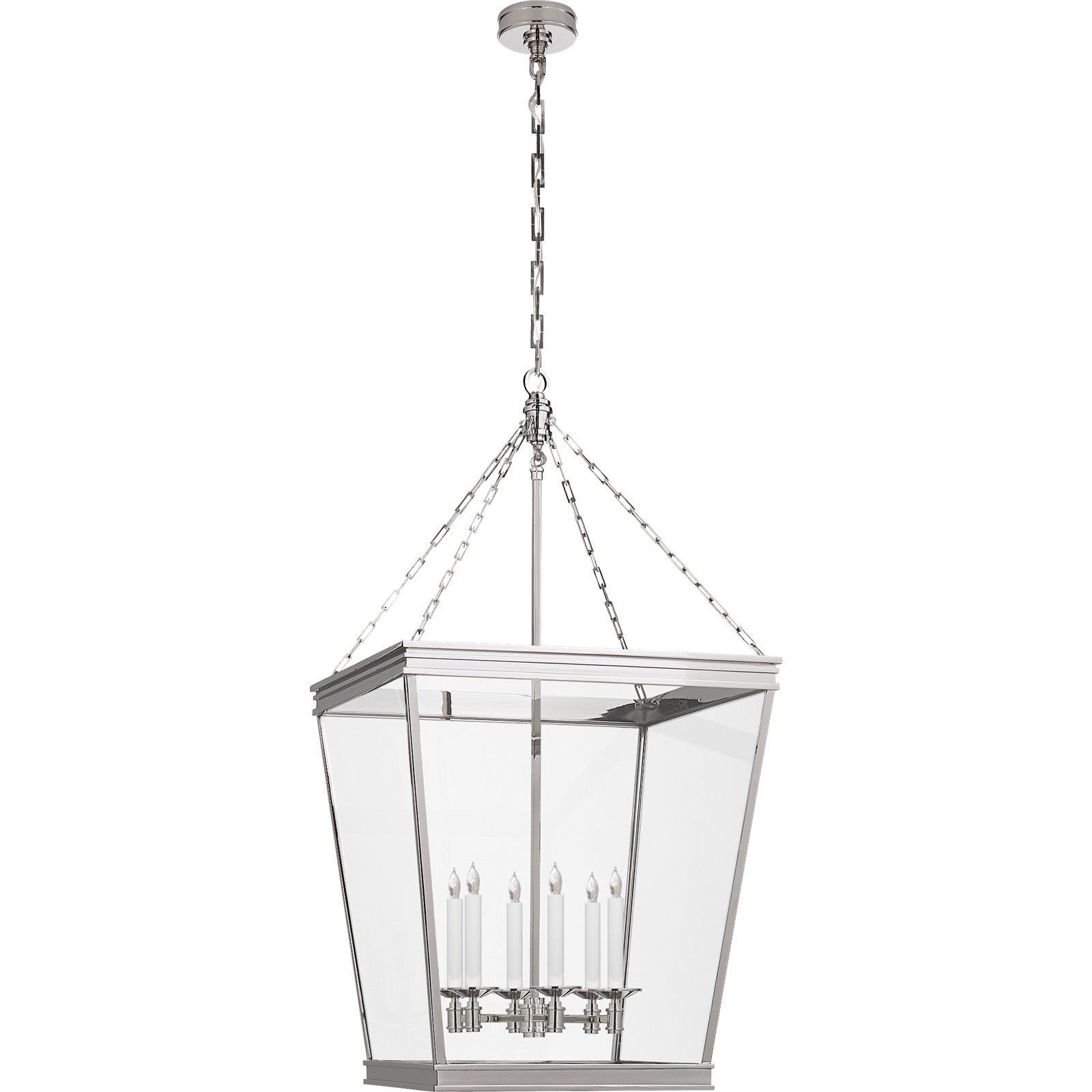 Launceton Large Square Lantern - Visual Comfort Ceiling Lights
