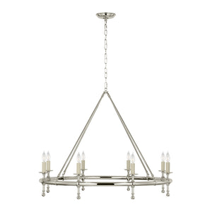 Classic 42" Ring Chandelier - Visual Comfort Ceiling Lights