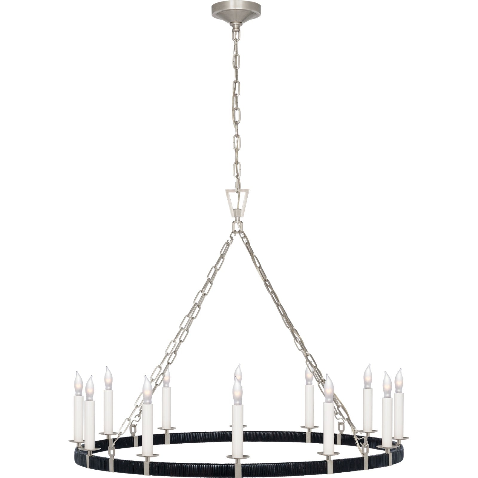 Darlana Large Wrapped Ring Chandelier - Visual Comfort Ceiling Lights