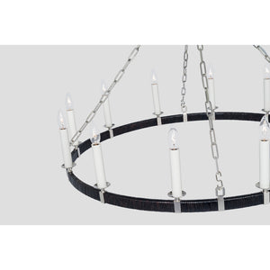 Darlana Large Wrapped Ring Chandelier - Visual Comfort Ceiling Lights