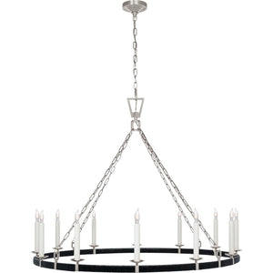 Darlana XL Wrapped Ring Chandelier - Visual Comfort Ceiling Lights