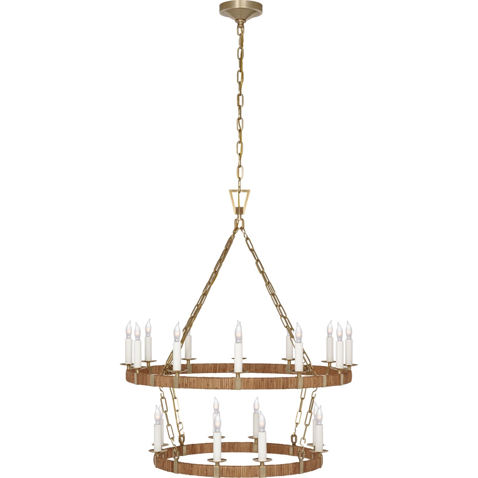 Darlana Medium Two Tier Chandelier - Visual Comfort Ceiling Lights