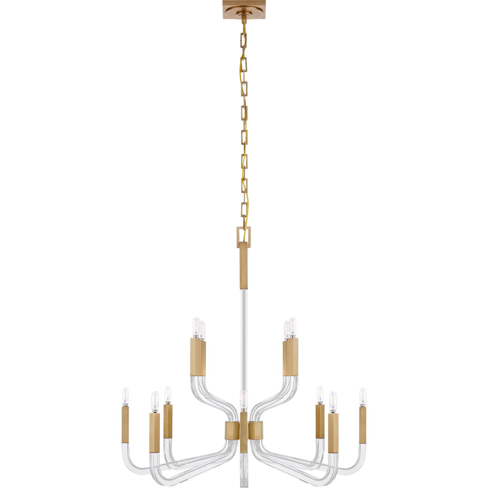 Reagan Medium Two Tier Chandelier - Visual Comfort Ceiling Lights