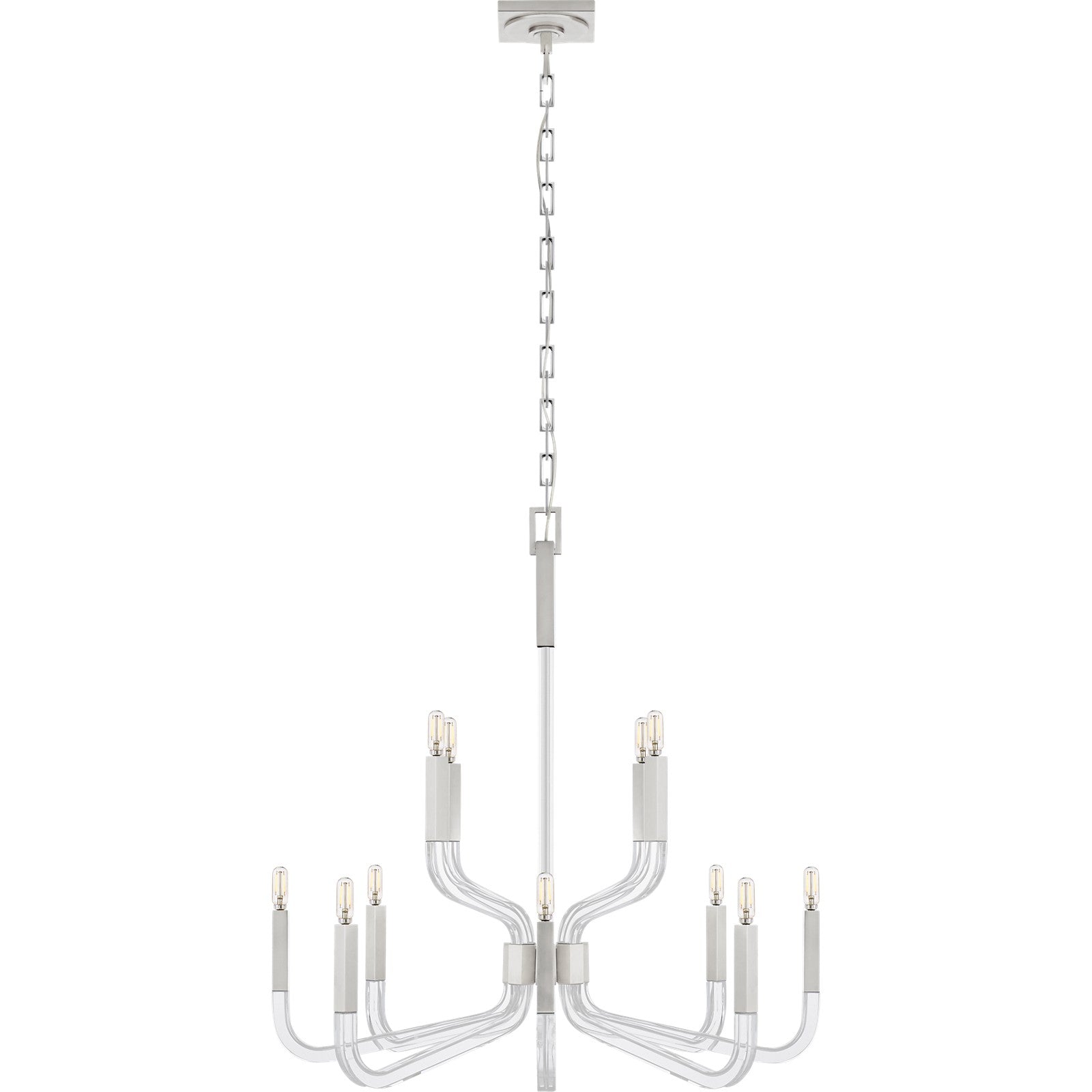 Reagan Medium Two Tier Chandelier - Visual Comfort Ceiling Lights