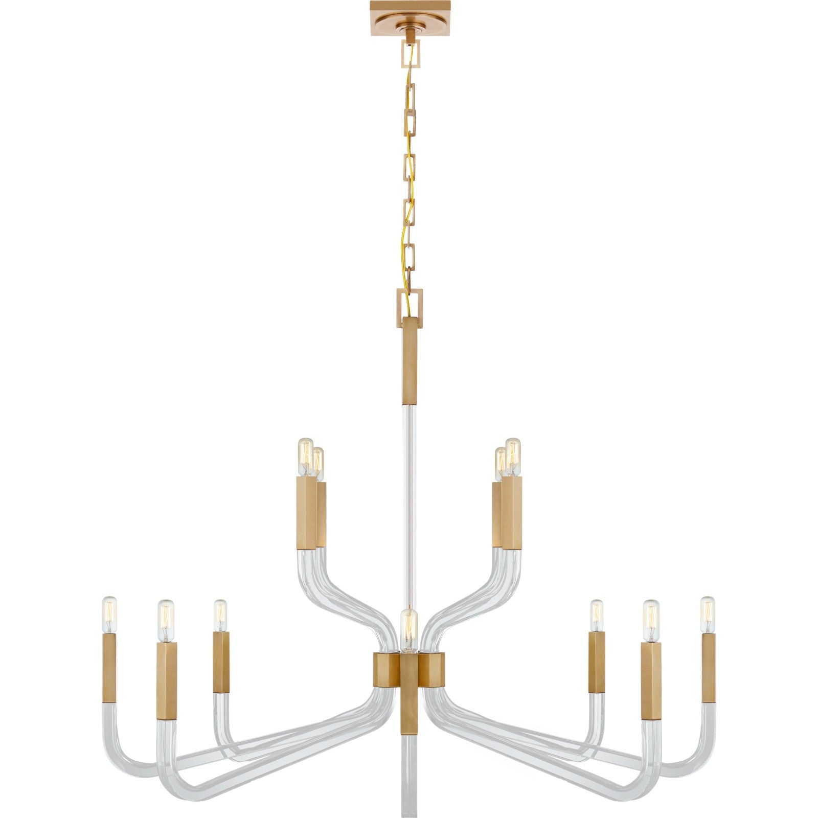 Reagan Grande Two Tier Chandelier - Visual Comfort Ceiling Lights