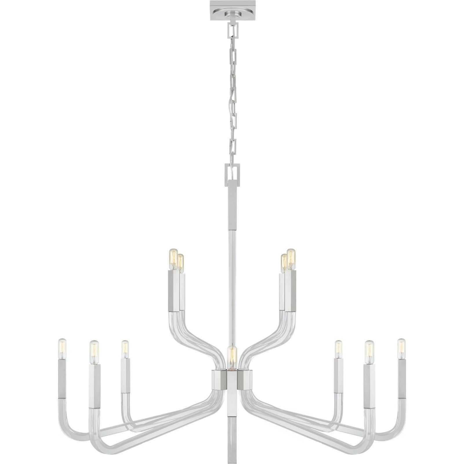 Reagan Grande Two Tier Chandelier - Visual Comfort Ceiling Lights