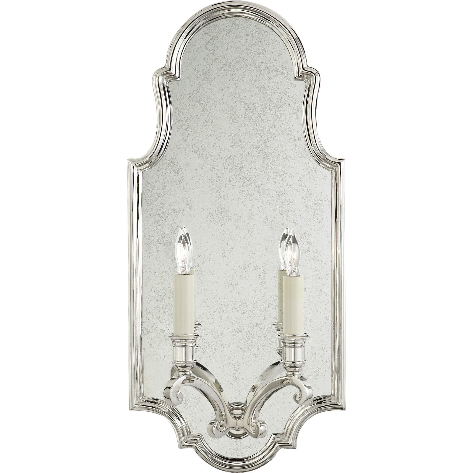 Sussex Medium Framed Double Sconce - Visual Comfort Wall Lights