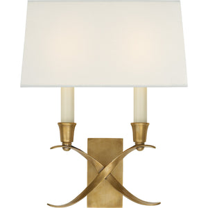 Cross Bouillotte Small Sconce - Visual Comfort Wall Lights
