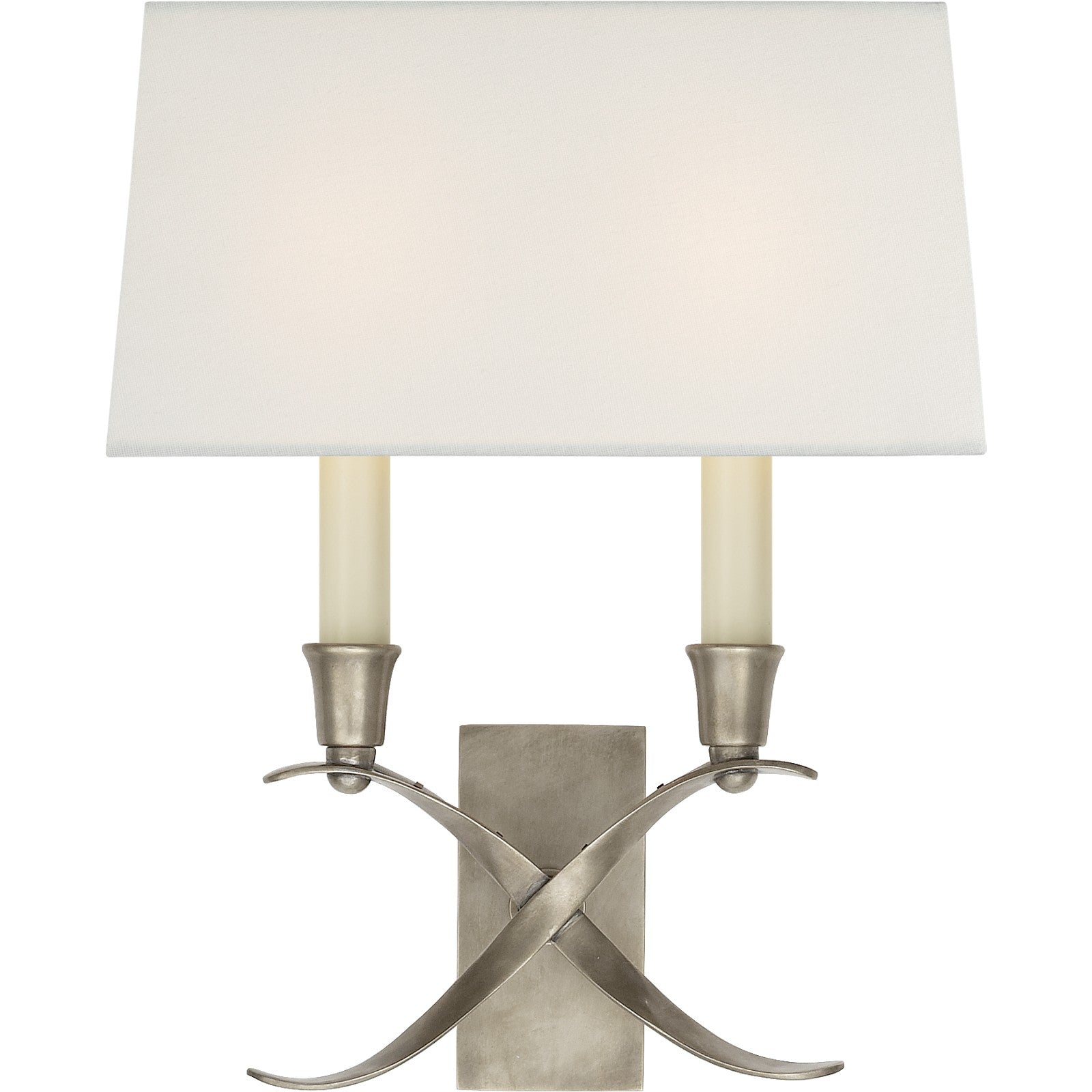 Cross Bouillotte Small Sconce - Visual Comfort Wall Lights