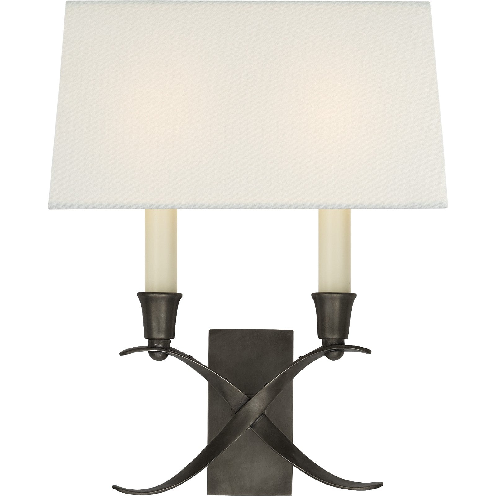 Cross Bouillotte Small Sconce - Visual Comfort Wall Lights
