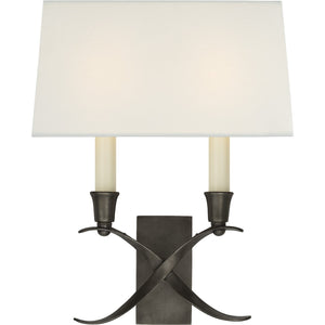 Cross Bouillotte Small Sconce - Visual Comfort Wall Lights