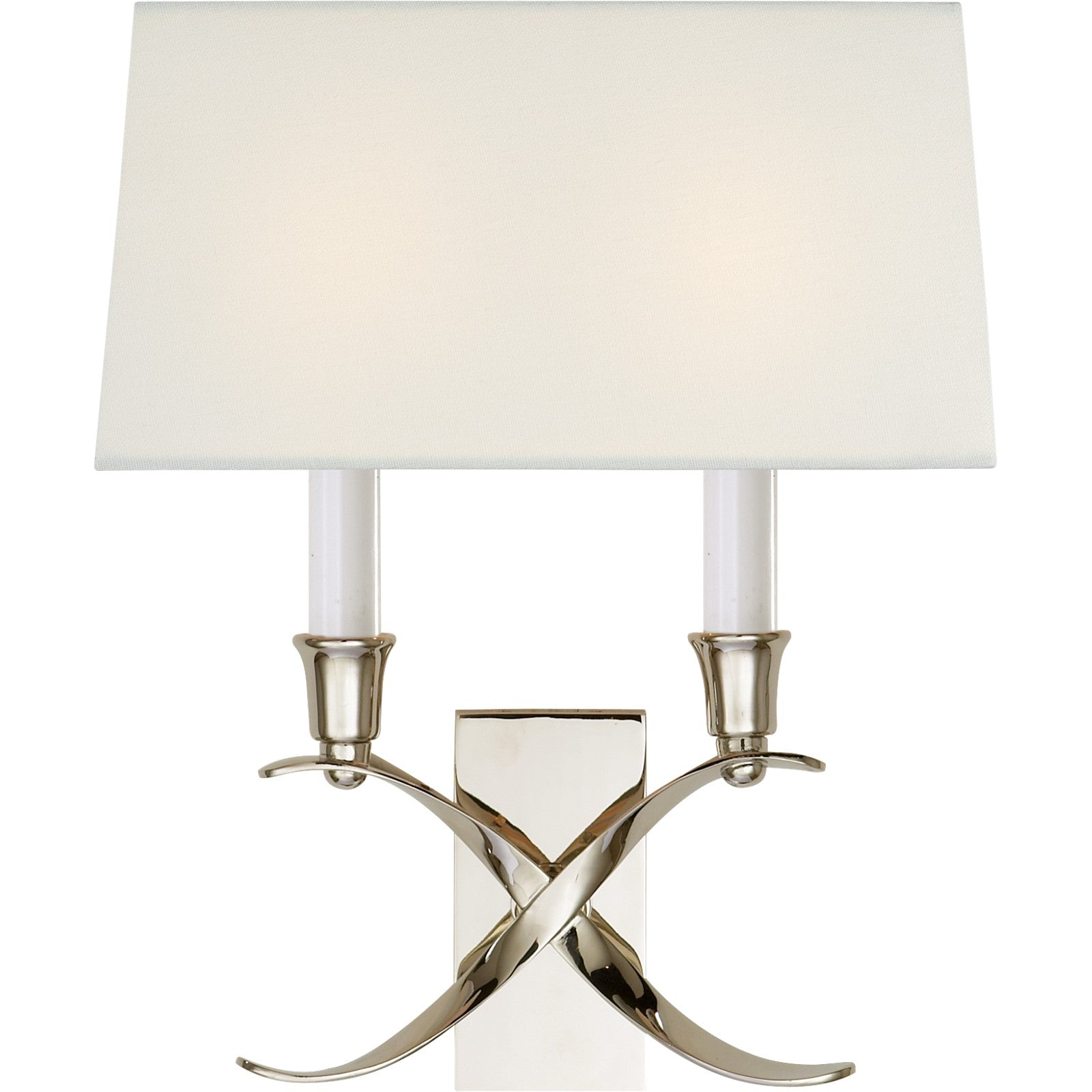 Cross Bouillotte Small Sconce - Visual Comfort Wall Lights