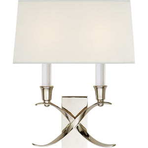 Cross Bouillotte Small Sconce - Visual Comfort Wall Lights