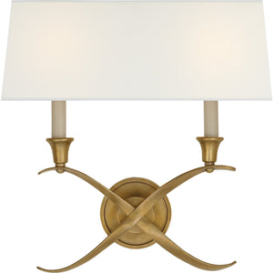 Cross Bouillotte Large Sconce - Visual Comfort Wall Lights