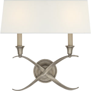 Cross Bouillotte Large Sconce - Visual Comfort Wall Lights